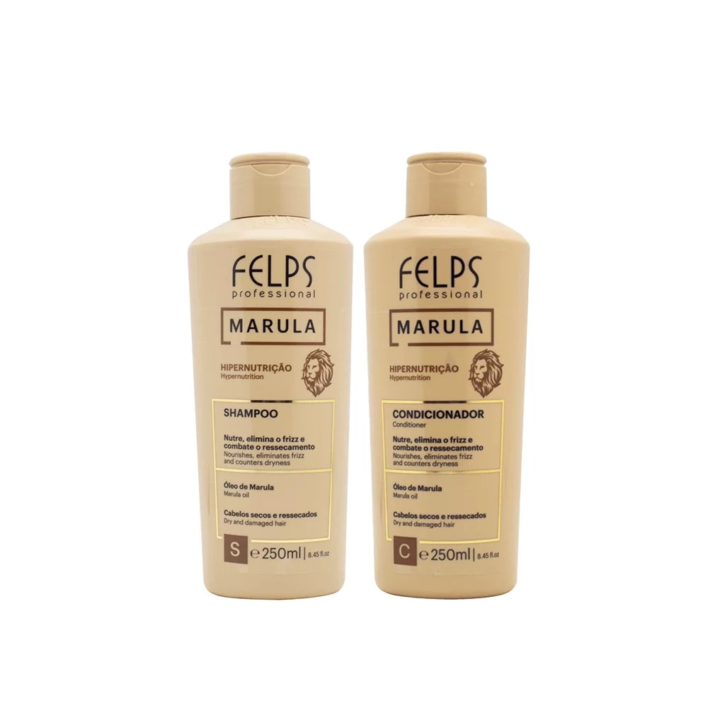Kit Shampoo y Acondicionador Hipernutricción Marula 250ml