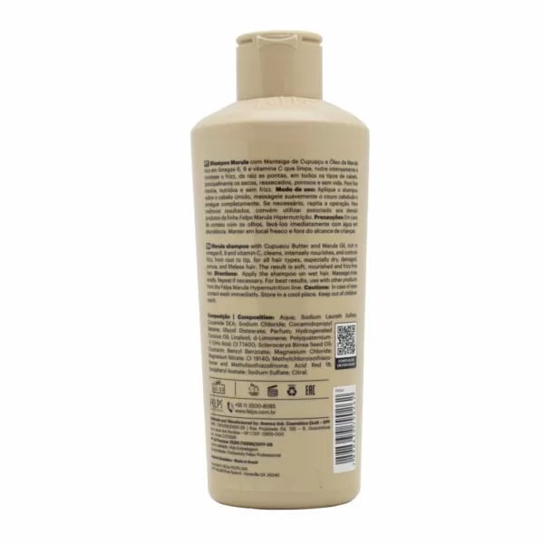 Kit Shampoo y Acondicionador Hipernutricción Marula 250ml