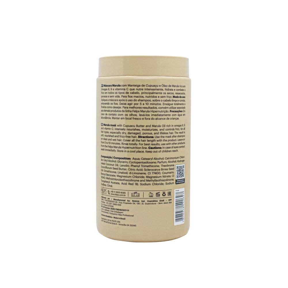 Máscara de Hipernutrición Marula 1000gr