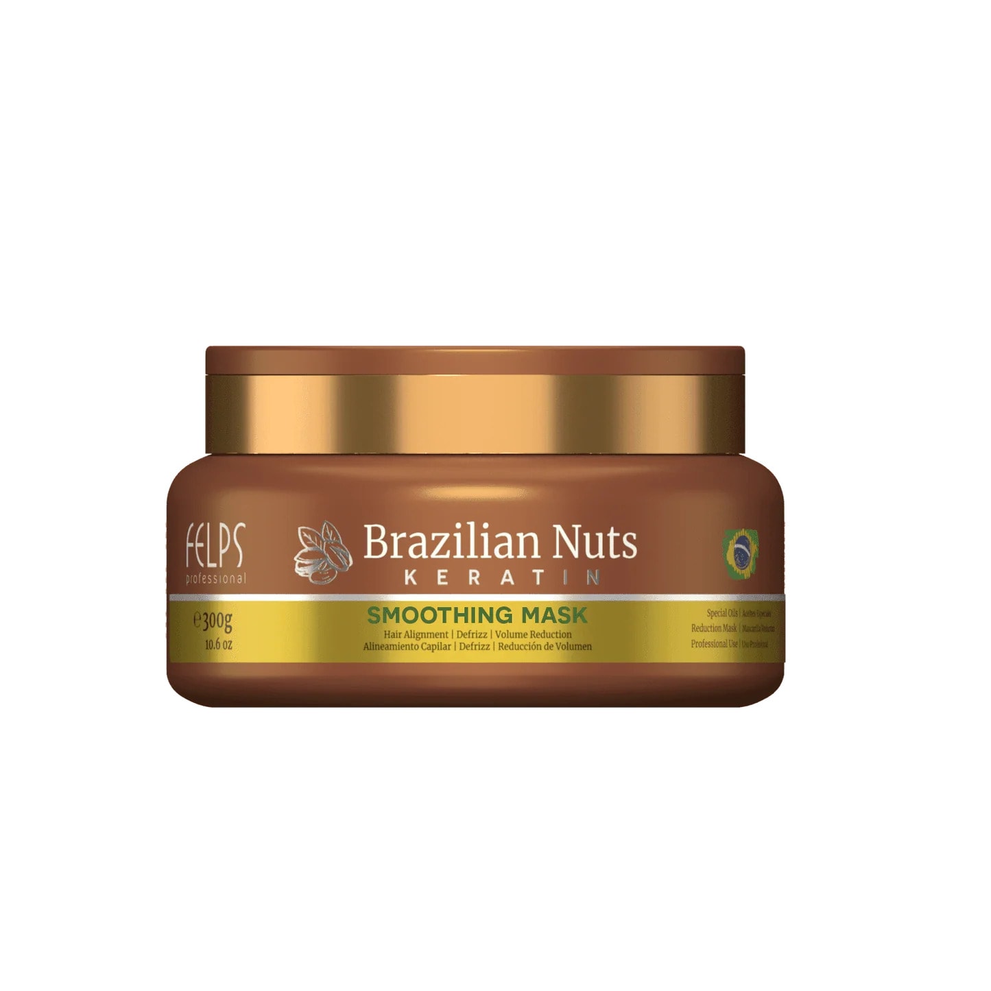 Mascarilla Alisadora – Brazilian Nuts Smoothing Mask XBTX Felps 1000gr